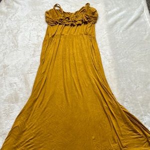 Forever21 dress size 2x yellow